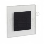   Kanlux lépcsővilágító LED lámpatest APUS LED fekete meleg fehér 26539