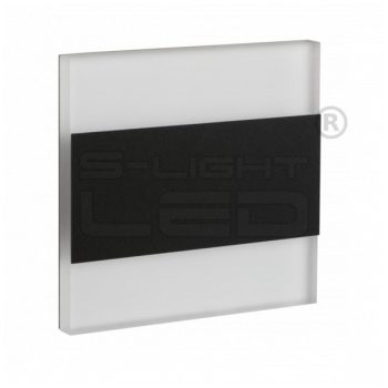 Kanlux lépcsővilágító LED lámpatest TERRA LED fekete, meleg fehér 26849