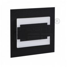   Kanlux lépcsővilágító LED lámpatest TERRA MINI LED fekete, meleg fehér 27377