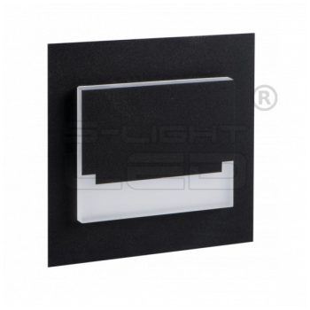 Kanlux lépcsővilágító LED lámpatest SABIK MINI LED fekete, természetes fehér 29854