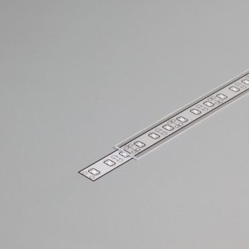 LED profil fedél  "J" víztiszta