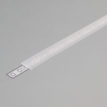 LED profil fedél  "J" matt átlátszó