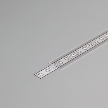 LED profil fedél  "B"  matt átlátszó 1-méteres