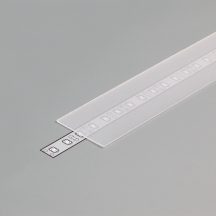 LED profil fedél  "G" matt átlátszó 1-méteres