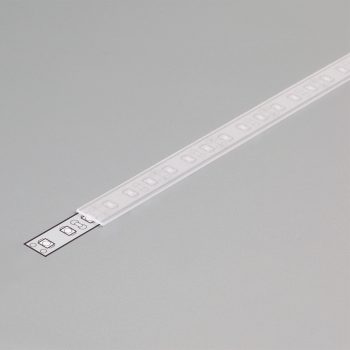 LED profil fedél  "A" matt átlátszó 1-méteres