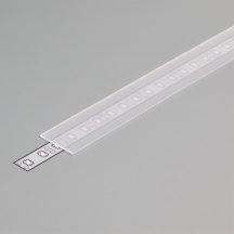 LED profil fedél  "E"  matt átlátszó