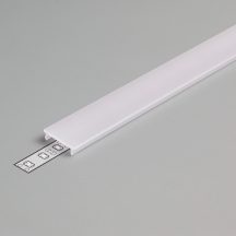 LED profil fedél  "F" klikk opál