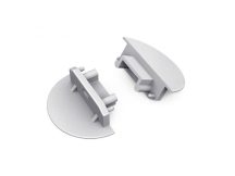   LED Profil GROOVE14 végzáró ÍVES (EZÜST, FEKETE, FEHÉR)