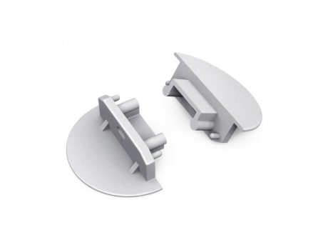 LED Profil GROOVE14 végzáró ÍVES (EZÜST, FEKETE, FEHÉR)