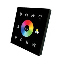 SL-2811DMX RGBW fali üveglapos LED vezérlő black