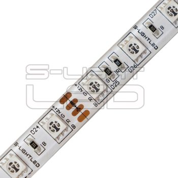 SL-RGB-5050WU60-24 S-LIGHTLED RGB LED szalag 60LED/méter IP54 szilikon 24V